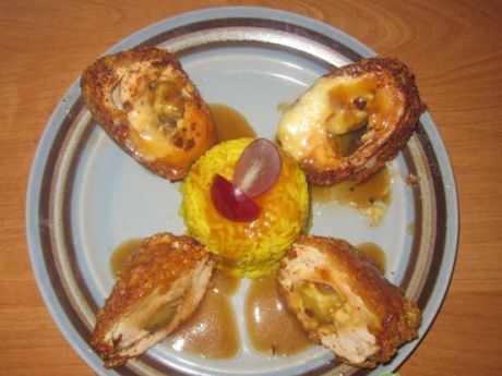 Przepis  roladki z kurczaka z szynką parmeńską przepis