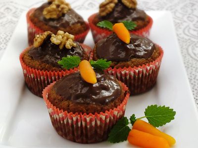 Muffiny (babeczki) marchewkowe