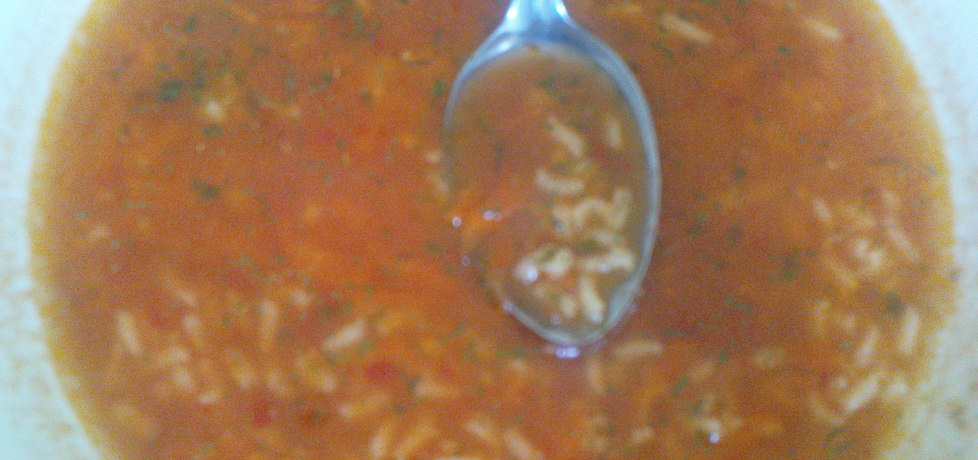 Zupa pomidorowa z ryżem (autor: danutaprorok)