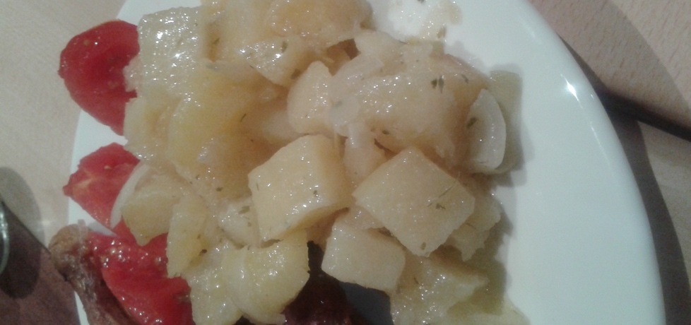 Ziemniaki okraszane cebulką. (autor: monika-grzywna