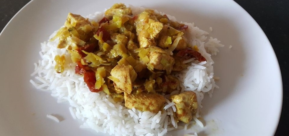 Pierś kurczaka w curry z porem (autor: a_ka)