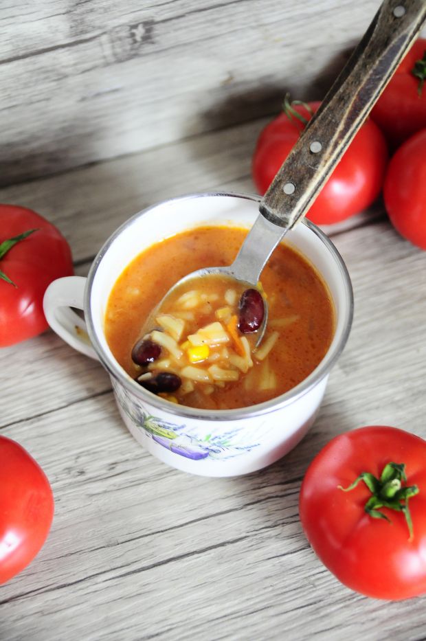 Przepis  zupa pomidorowa alla meksykańska przepis