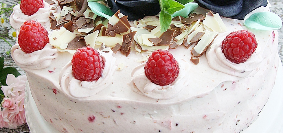 Tort czekoladowo agrestowy z malinami (autor: 2milutka ...