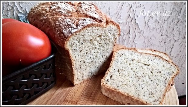 Przepis  chleb pszenny z chia i ostropestem przepis