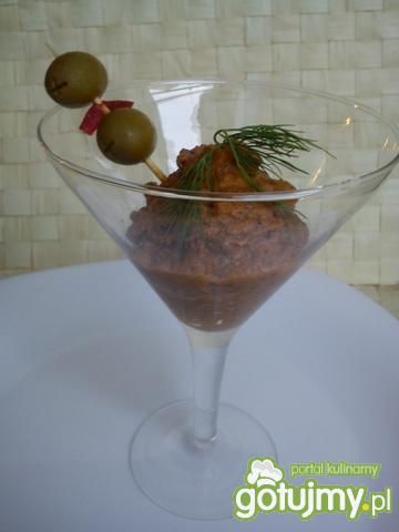 Przepis  pasta z oliwek i peperoni przepis