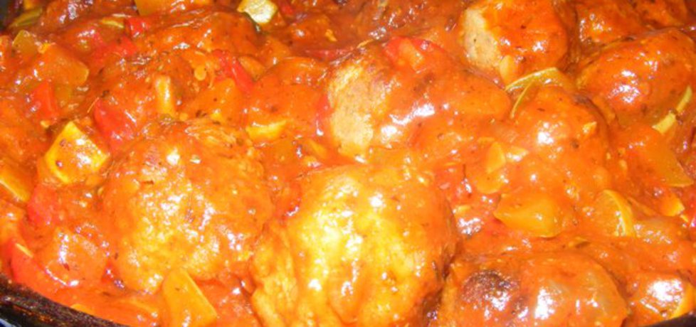 Pulpety w sosie pomidorowo paprykowym (autor: barbara777 ...