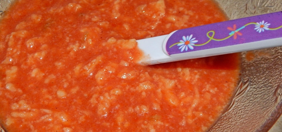 Zupka pomidorowa z kluseczkami ryżowymi (autor: habibi ...