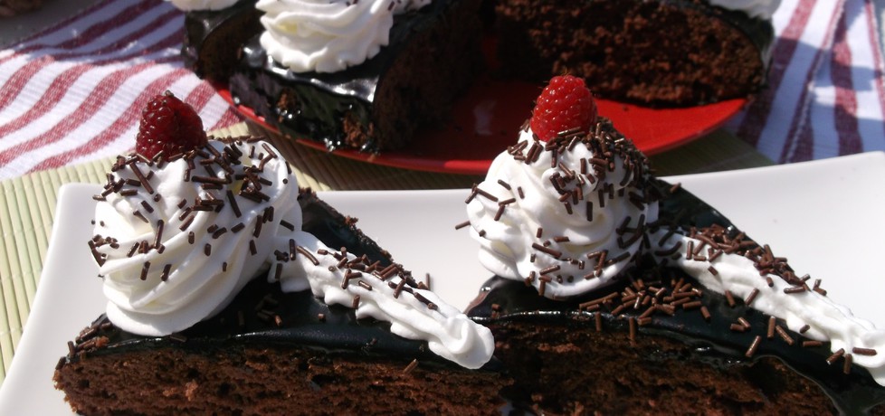 Kakaowe ciasto z bitą śmietaną. (autor: babeczka35 ...