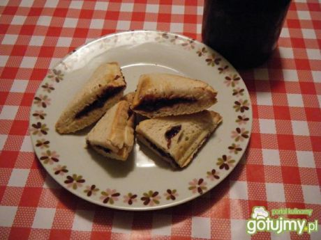 Przepis  tosty z powidłami przepis