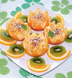Pomarańczowy pucharek