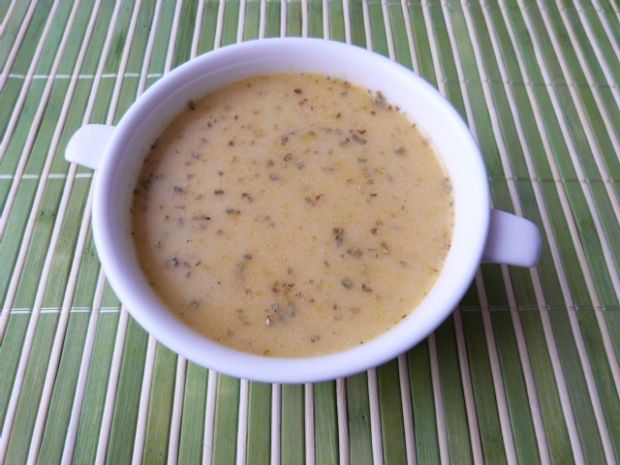 Przepis  zupa cebulowa z majerankiem przepis