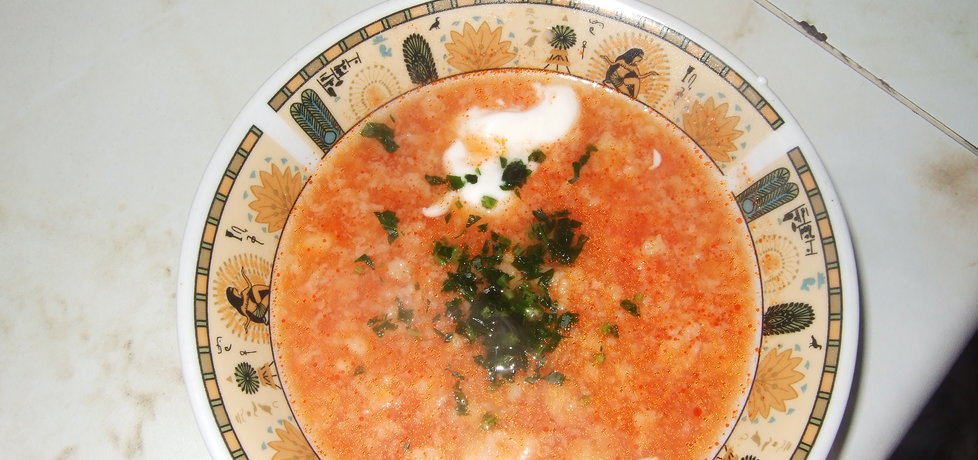 Zupa pomidorowa z lanymi kluskami (autor: rosik93 ...