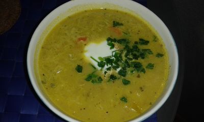Zupa curry z kurczakiem