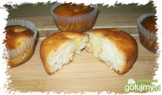 Przepis  muffiny z ananasami na jogurcie przepis