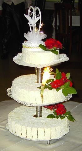 Przepis  tort weselny śmietanowy przepis