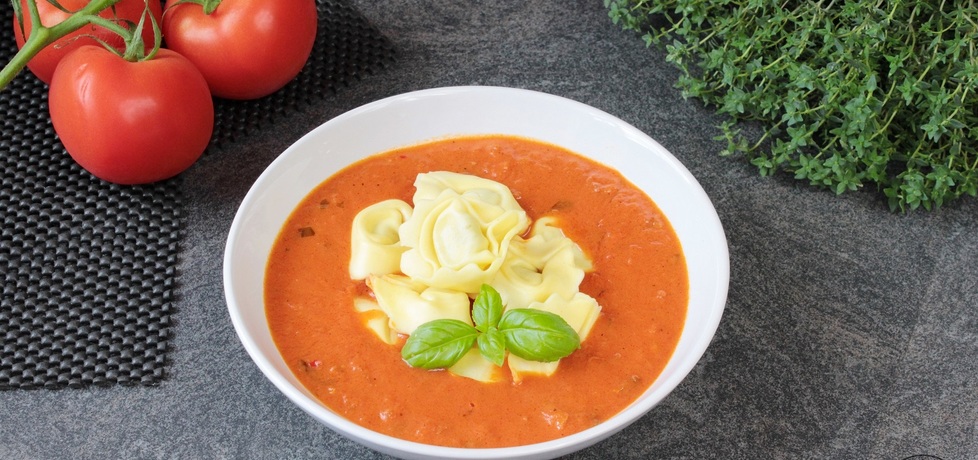 Kremowa zupa pomidorowa z tortellini (autor: malgorzata37 ...