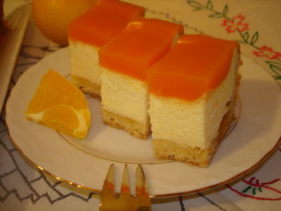 Sernik pomarańczowy