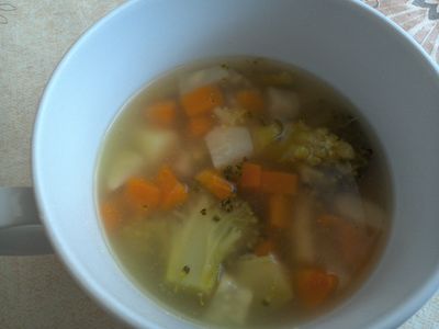 Lekka zupa brokułowa