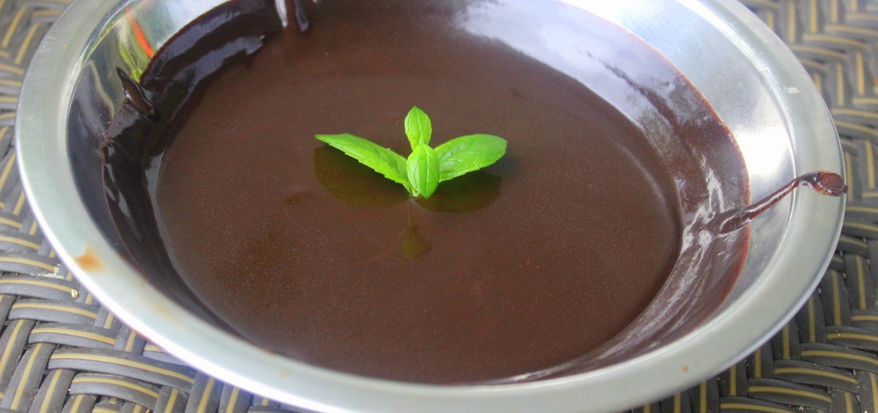 Sos czekoladowo  miętowy (autor: pyszota)