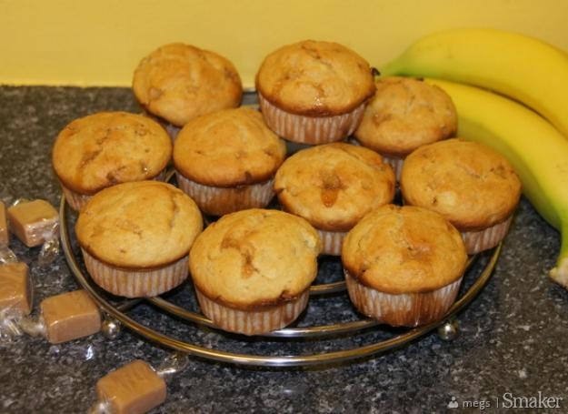 Muffiny bananowo-krówkowe