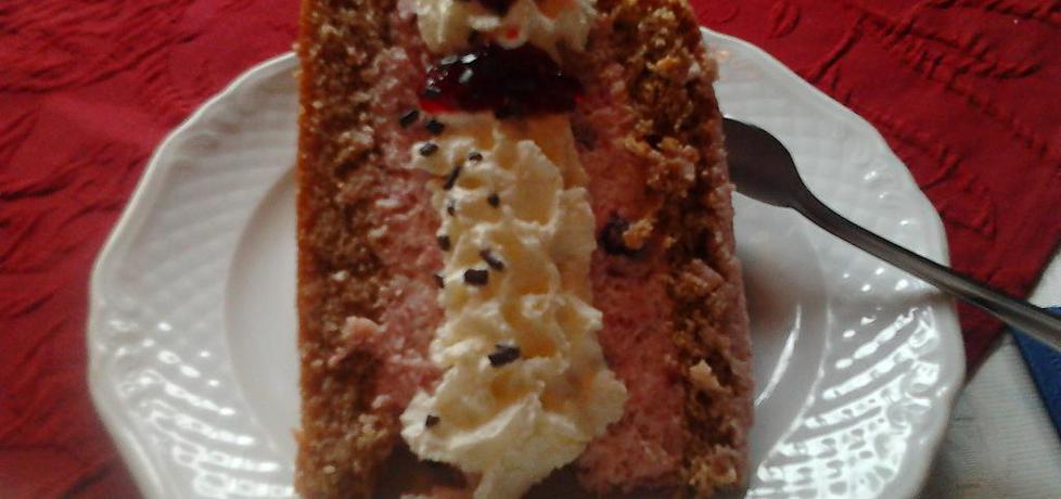 Tort z maki gryczanej z kremem malinowym (autor: karolina1987 ...