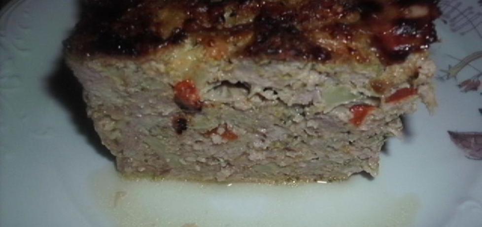 Pieczeń z mięsa mielonego z papryką i brokułem (autor: renataj ...