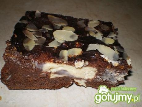 Przepis  ciasto czekoladowe z serem mychy przepis