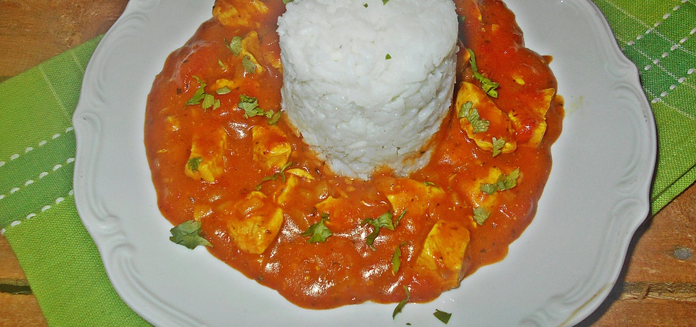 Pierś z kurczaka w pomidorowym sosie curry (autor: beatris ...
