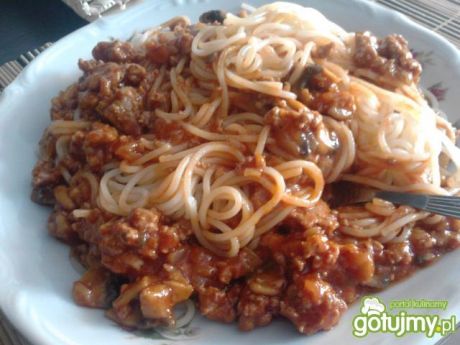 Przepis  spaghetti z mięsem mielonym przepis