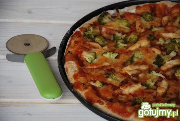 Przepis  pełnoziarnista pizza z brokułami przepis
