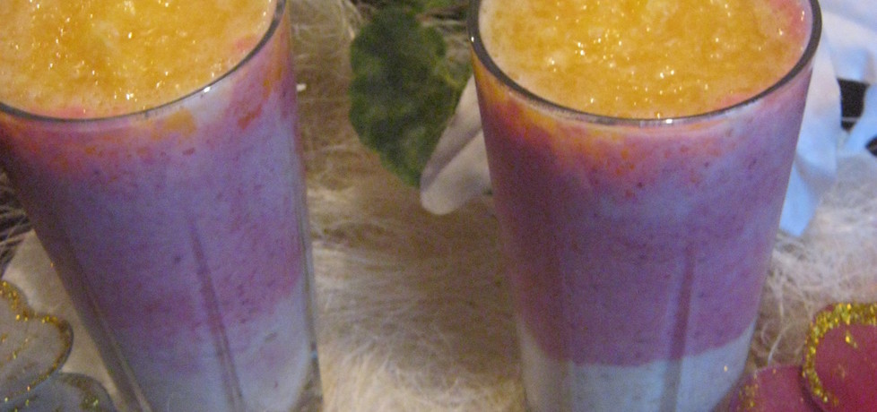 Kolorowy koktajl owocowy (autor: violetowekucharzenie ...