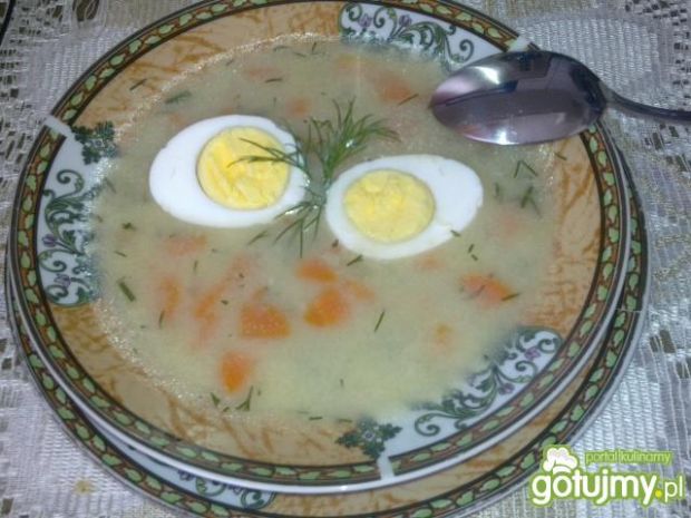 Przepis  zupa rybno warzywna z jajkiem przepis