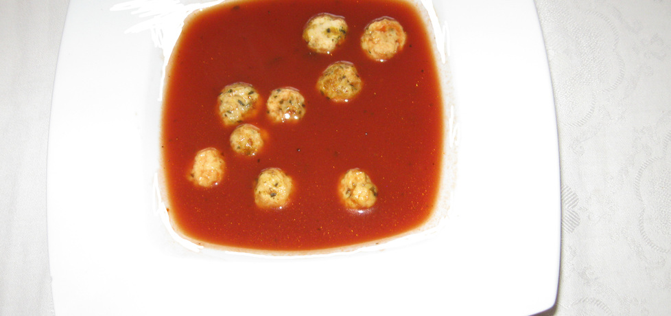 Zupa pomidorowa z kotlecikami (autor: madzik19)