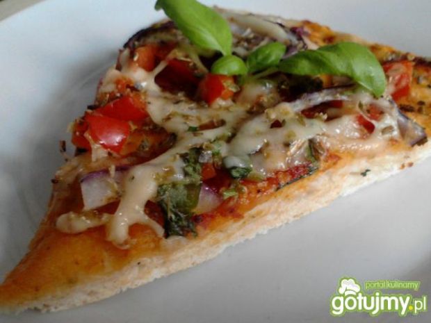 Przepis  ziołowa pizza z salami zub3r'a przepis
