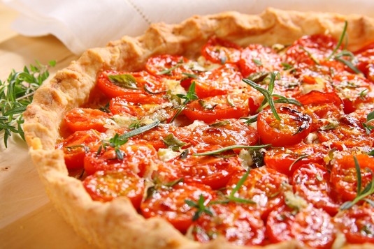Prowansalska tarta z pomidorami