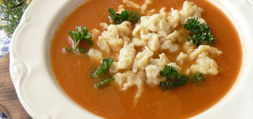 Zupa pomidorowa z kluseczkami (autor: mysza75)