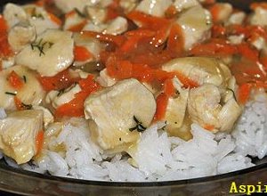 Kurczak z ryżem w sosie  prosty przepis i składniki
