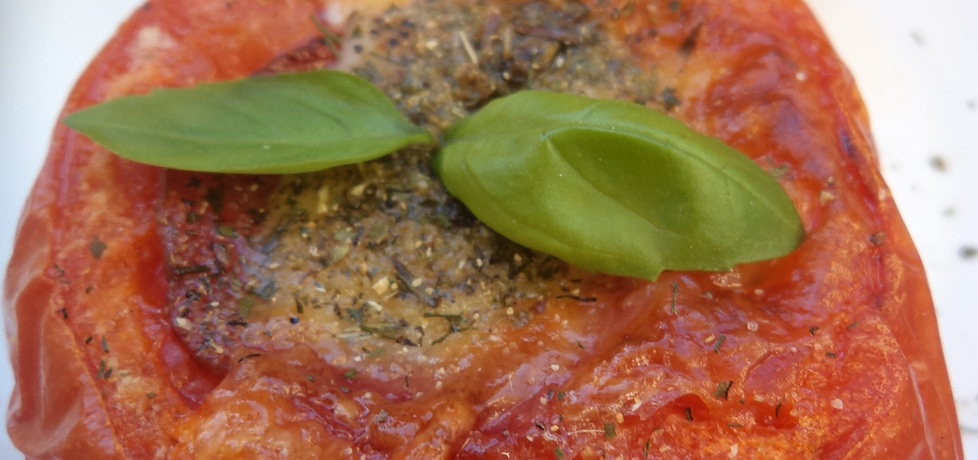 Pomidory zapiekane z salami i mozzarellą :) (autor: norweska20 ...
