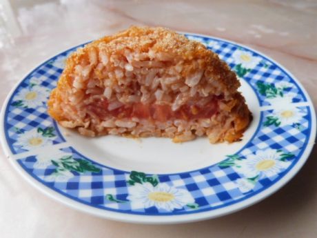 Przepis  ryż zapiekany z pomidorami przepis