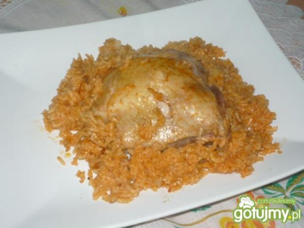 Przepis  kurczak w ryżu i sosie przepis