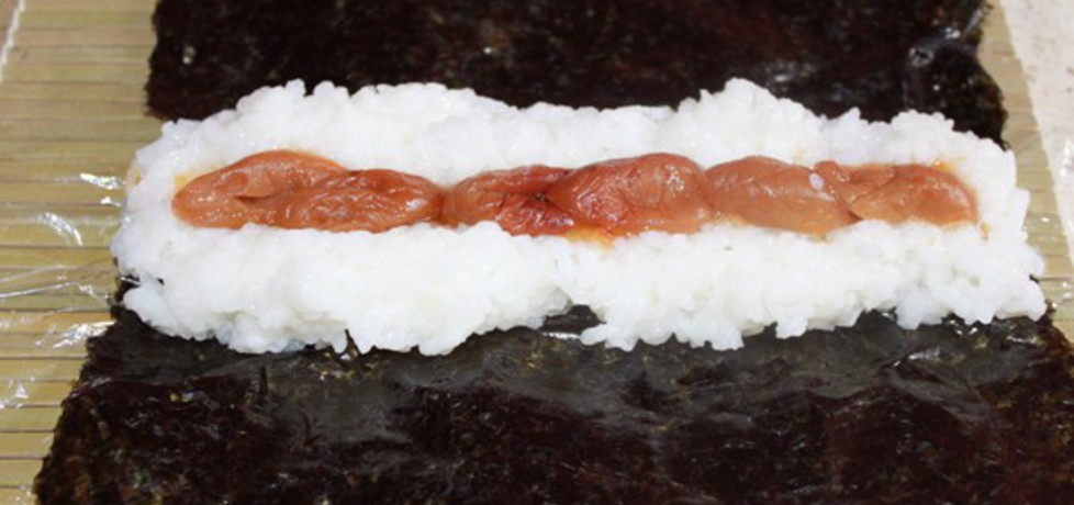 Kwaszona śliwka  sushi (autor: smakolykijoanny)