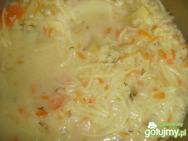 Przepis  zupa ogórkowa z makaronem przepis