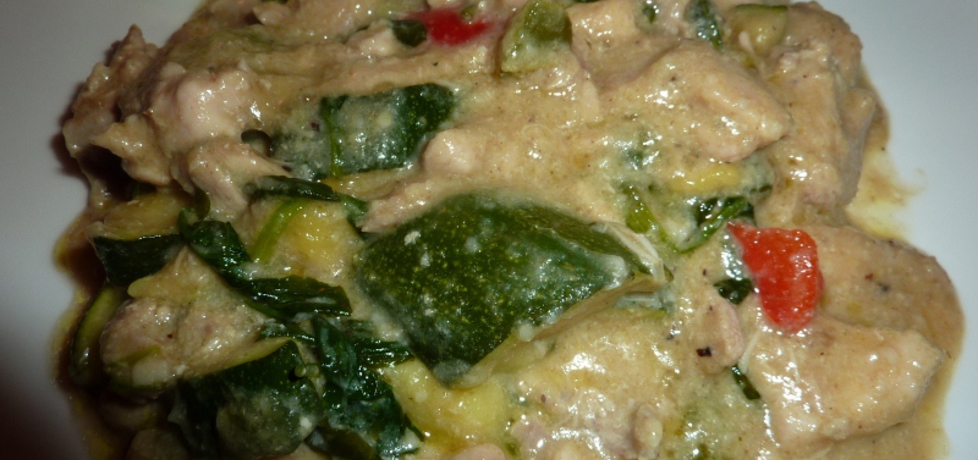 Tajski kurczak z zielonym curry (autor: aisoglam)