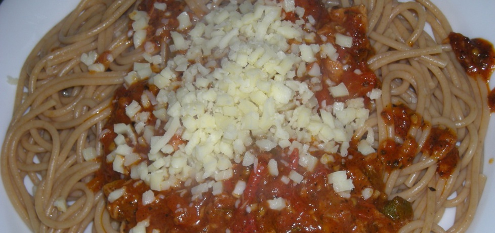 Pełnoziarniste spaghetti z tuńczykiem i kaparami (autor: chojlowna ...