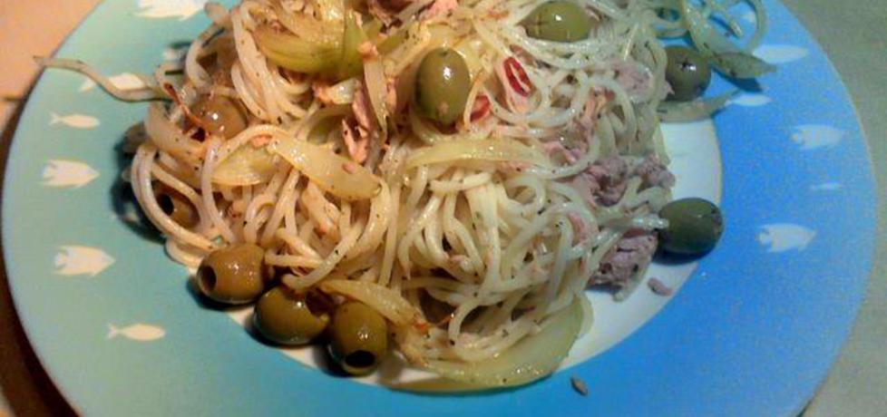 Spaghetti z tuńczykiem i oliwkami (autor: agnieszka189 ...