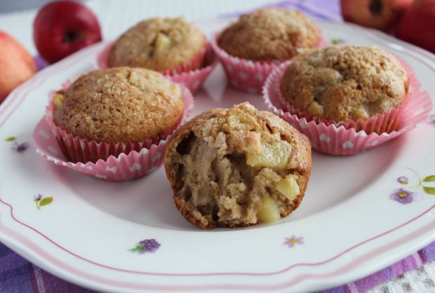 Przepis  orkiszowe muffinki z jabłkami przepis