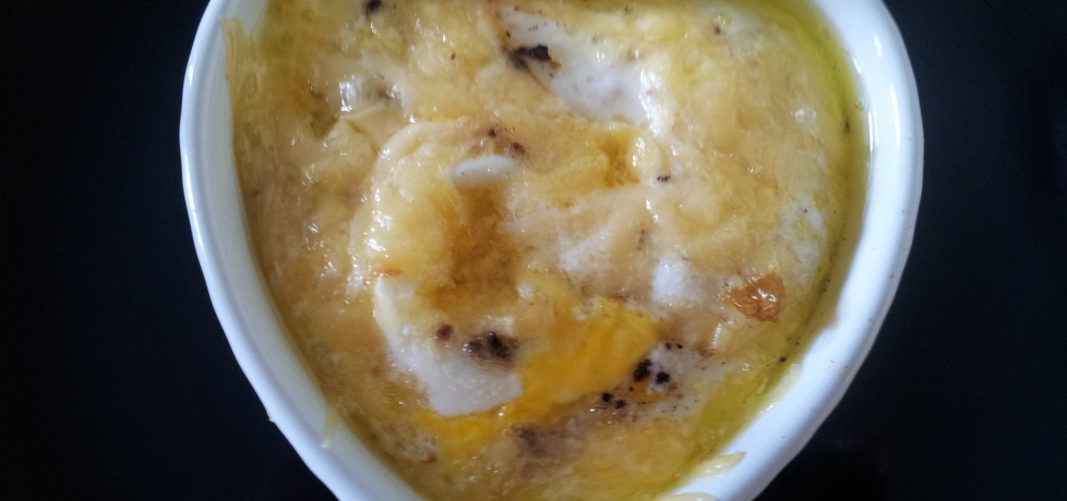 Jajka pieczone z serem żółtym (autor: krokus)