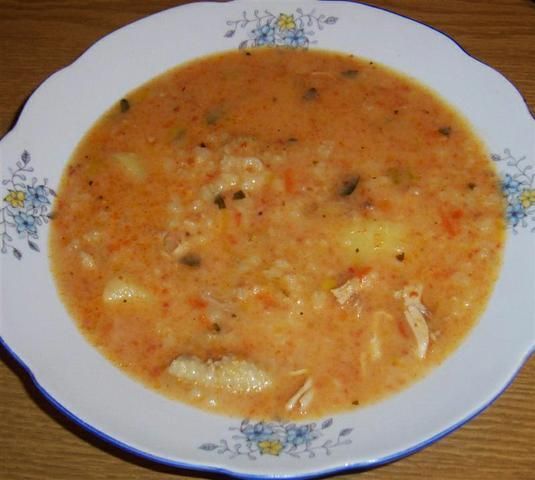 Przepis  zupa zalewana pomidorami przepis