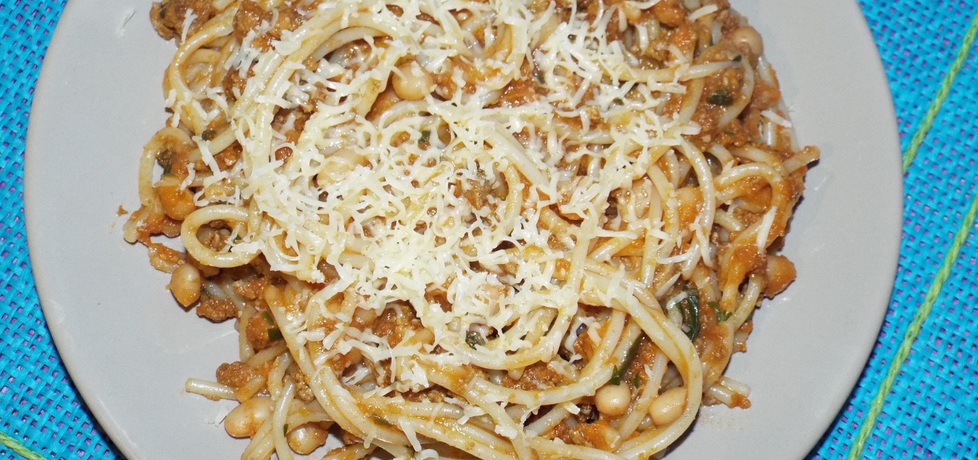Spaghetti z wątróbką i drobną fasolą (autor: jola91 ...
