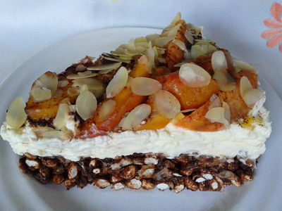 Ciasto grylażowe z karmelizowanymi brzoskwiniami
